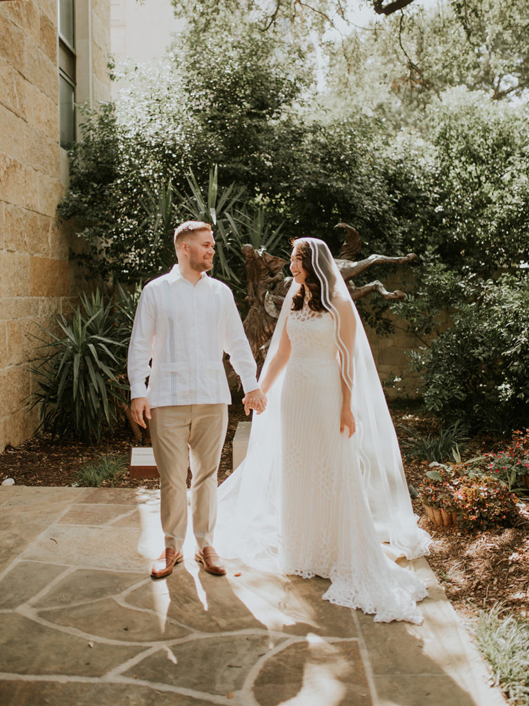 Couple at Jack Guenther Pavilion Wedding Venue